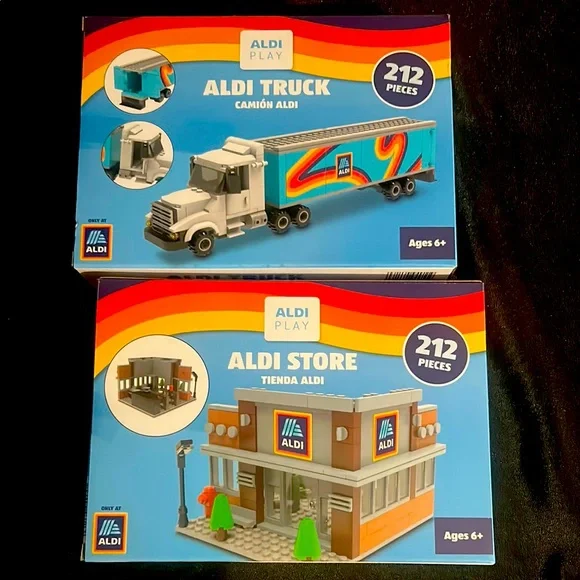 Aldi Play Aldi Truck & Aldi Store Building Sets - Picture 1 of 1